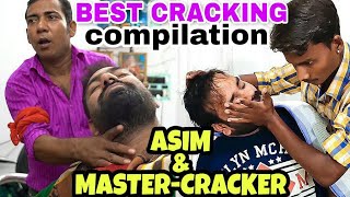 Skin Cracking Finger Neck cracking COMPILATION by MASTER CRACKER  ASIM BARBER  MANOJ MASTER [upl. by Redlac725]