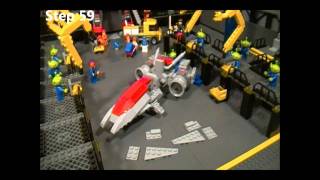 Lego Vulture Instructions part 2 of 2 Starcraft II Terran [upl. by Halet]