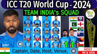 T20 World Cup 2024 Full ScheduleStart DateVenues amp All Teams  ICC Mens T20 World Cup 2024 Details [upl. by Niak571]