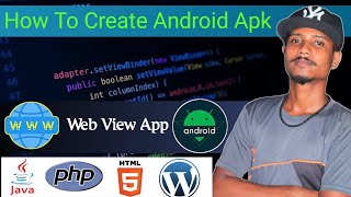 How To Make Website To Android Apk 2024  Play Store App Kaise Banaye  Android Studio Software 💻 [upl. by Harden]