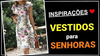 VESTIDOS PARA SENHORAS  55 Belíssimos Modelos de Vestidos para Senhoras  Moda Feminina ❤️ [upl. by Mitran321]