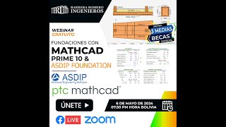 Fundaciones con Mathcad Prime 10 y ASDIP Foundation [upl. by Menard]