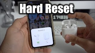 How To Reset your Apple AirPods 2  Hard Reset [upl. by Orsa111]