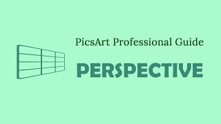 PicsArt Professional Guide  How to use Perspective Tool like professional by using PicsArt [upl. by Inavihs]