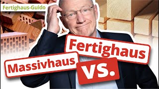 Fertighaus vs Massivhaus Der ultimative Vergleich 2023 [upl. by Kciredes]