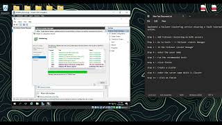 Part 2 e Implement a failover clustering service ensuring a fault tolerant system [upl. by Nylyrehc]