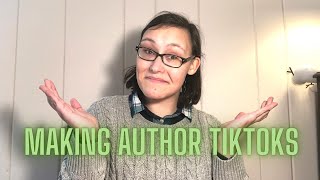 TikTok Tips for Authors making author tiktoks amp writing experiments [upl. by Enala960]