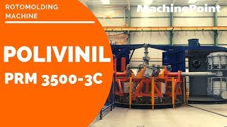 POLIVINIL PRM 35003C Rotomolding machine  POLIVINIL Machinery [upl. by Wonacott416]