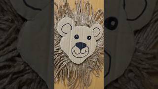 Easy lion diy crafts for kids youtubeshorts shorts diy [upl. by Worthy]