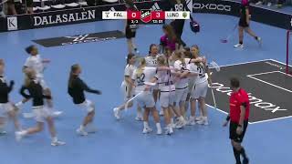 Highlights Svenska Superligan Dam IBF Falun  IBK Lund [upl. by Colner]