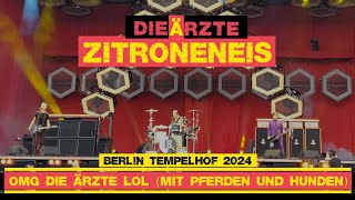 Die Ärzte  Zitroneneis 24082024 Berlin Tempelhof [upl. by Enilkcaj]