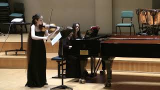 Stravinsky Suite Italienne from quotPulcinellaquot  Hadar Rimon Violin amp Natasha Tadson Piano [upl. by Broadbent29]