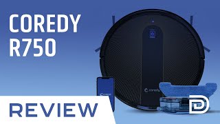 Robot Vacuum And Mop Review  Coredy R750 Robot Vacuum Cleaner [upl. by Nettle420]