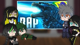 quotTeam ☢️quot ReacciónaReagindo ao rap do Godzilla Resubido [upl. by Peyter244]