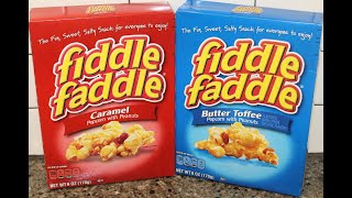 Fiddle Faddle Popcorn with Peanuts Caramel amp Butter Toffee Review [upl. by Litsyrk]