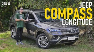 Jeep Compass Longitude TD350 4x4 2022  O CARRO DIESEL MAIS BARATO DO BRASIL [upl. by Maag]