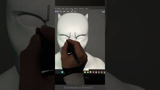 sculpting in blender is soo cool  XPPen Artist 22 [upl. by Akinna]