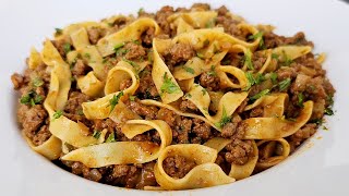 Bolognese pasta kao iz najboljih restorana Jednostavan recept za čas posla [upl. by Niak]