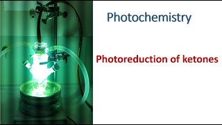 Photoreduction of ketones  Benzophenone to benzpinacol  Photochemistry [upl. by Arch]