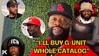 Rick Ross Gives 50 Cent An Offer To Buy Some Of GUnits Catalog [upl. by Bohs413]