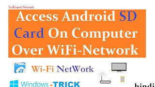 How To Access Android SD Card From PC  Hindi Urdu [upl. by Virgy]