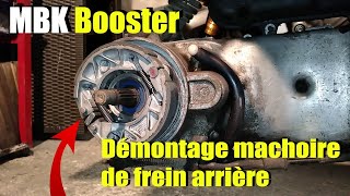 Tuto démontage machoire de frein arrière mbk booster [upl. by Ricca]