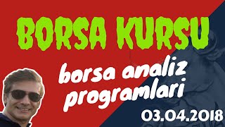 Borsa Kursu  Borsa hangi programla analiz edilir 20180403 [upl. by Casandra34]