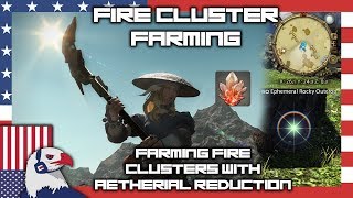 Farming Fire Clusters for Crafting  FFXIV Gil Farming [upl. by Aicilanna773]