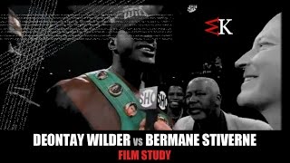 ★ Deontay Wilder vs Bermane Stiverne  Film Study ★ [upl. by Lalad]