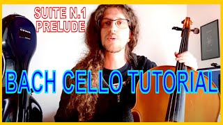 BACH CELLO TUTORIAL  Prelude Suite n1 BWV1007 Corso INTERMEDIO [upl. by Jeunesse513]