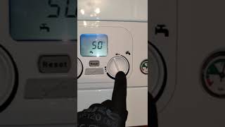 Baxi Main eco compact combi  how to use [upl. by Enrobialc]