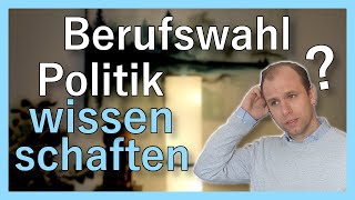 Berufe als Politikwissenschaftler  Berufswahl nach dem Studium der Politikwissenschaften [upl. by Wake]