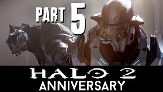 Halo 2 Anniversary Walkthrough Part 5  THE ORACLE Mission 7 Master Chief Collection  60fps [upl. by Asatan]