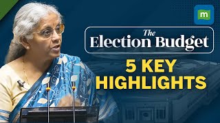 Key Points From The 2024 Interim Budget l 5 Highlights To Note l Nirmala Sitharaman [upl. by Ethelyn]