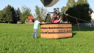 Heißluftballon Start bei Hofkirchen Stmk [upl. by Aniara]