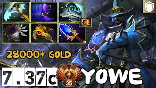 yowe  Kunkka Grog Blossom Mid  28000 gold  737c  Immortal Dota [upl. by Yecies]