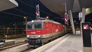 Einfahrt des Schnellzug 852 am 23062024 in Wien Hbf [upl. by Htrap521]