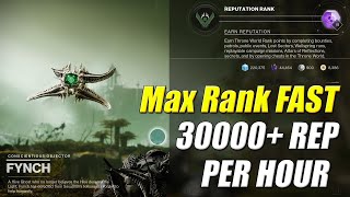 Destiny 2 Fastest Throne World Reputation Farm 30k Rep Per Hour Fynch [upl. by Llenrup]