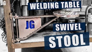 Welding Table Swivel Stool  JIMBOS GARAGE [upl. by Neeliak236]