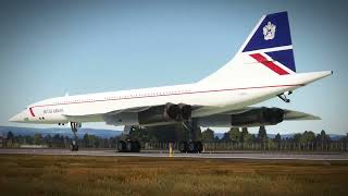 Fascinating Concorde Takeoff  MSFS 2020 [upl. by Kcerred]