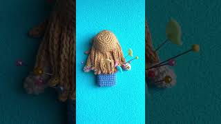 Alisado japonés para amigurumi Pelucas tejidas súper lisas para tus muñecas [upl. by Nahsad]