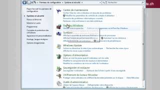 Activation de la fonctionnalité Parefeu Windows 7 FR [upl. by Imef445]