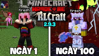 Kresh Tóm Tắt 100 Ngày Trong Minecraft RLCRAFT 293 Siêu Khó [upl. by Lyndsie]