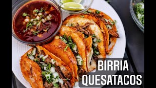 EASY BIRRIA QUESATACOS CON CONSOMÉ  MUST TRY RECIPE [upl. by Davidoff]