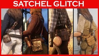 ALL SATCHEL GLITCH on Red Dead Online [upl. by Samson]