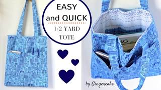 THE BEST 12 yard TOTE Quick Easy Sewing Fun for EVERYONE [upl. by Ilellan]