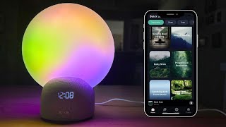 UZZ MindOasis Sunrise Alarm Clock Lamp with App  Demo  Review [upl. by Heck]