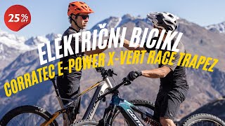 Corratec EPower XVert Race  Električni bicikl sa Bosch opremom  Trgovina Beciklin [upl. by Albert]