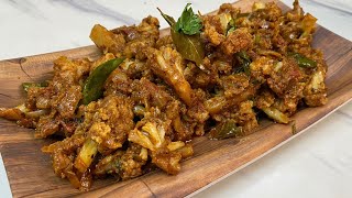 காலிஃப்ளவர் மிளகு மசாலா  Cauliflower Masala  Cauliflower Curry In Tamil [upl. by Entroc]