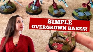 SIMPLE Overgrown Bases for Your Warhammer Miniatures [upl. by Newton]